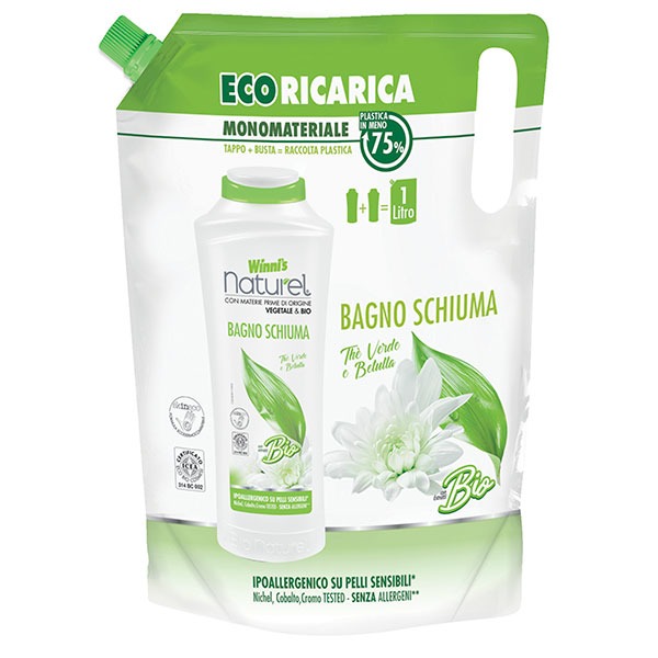 Green Tea and Birch Bubble Bath Eco-Refill